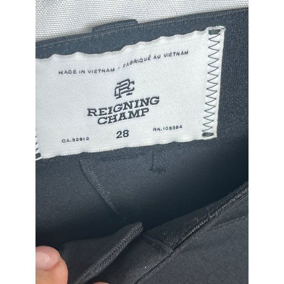 Reigning Champ Primeflex Coaches Shorts Black Men’s Size 28 - Picture 3 of 4